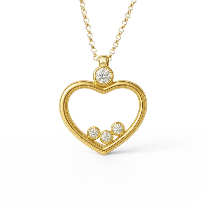 Forever In My Heart Lab Diamond Necklace