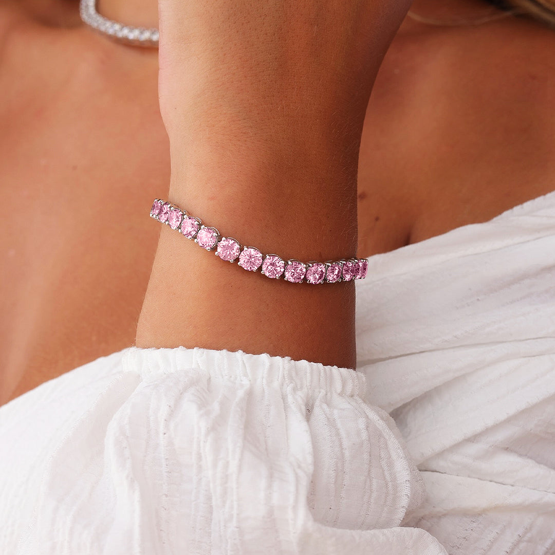 Rosavelle Tennis Moissanite Bracelet