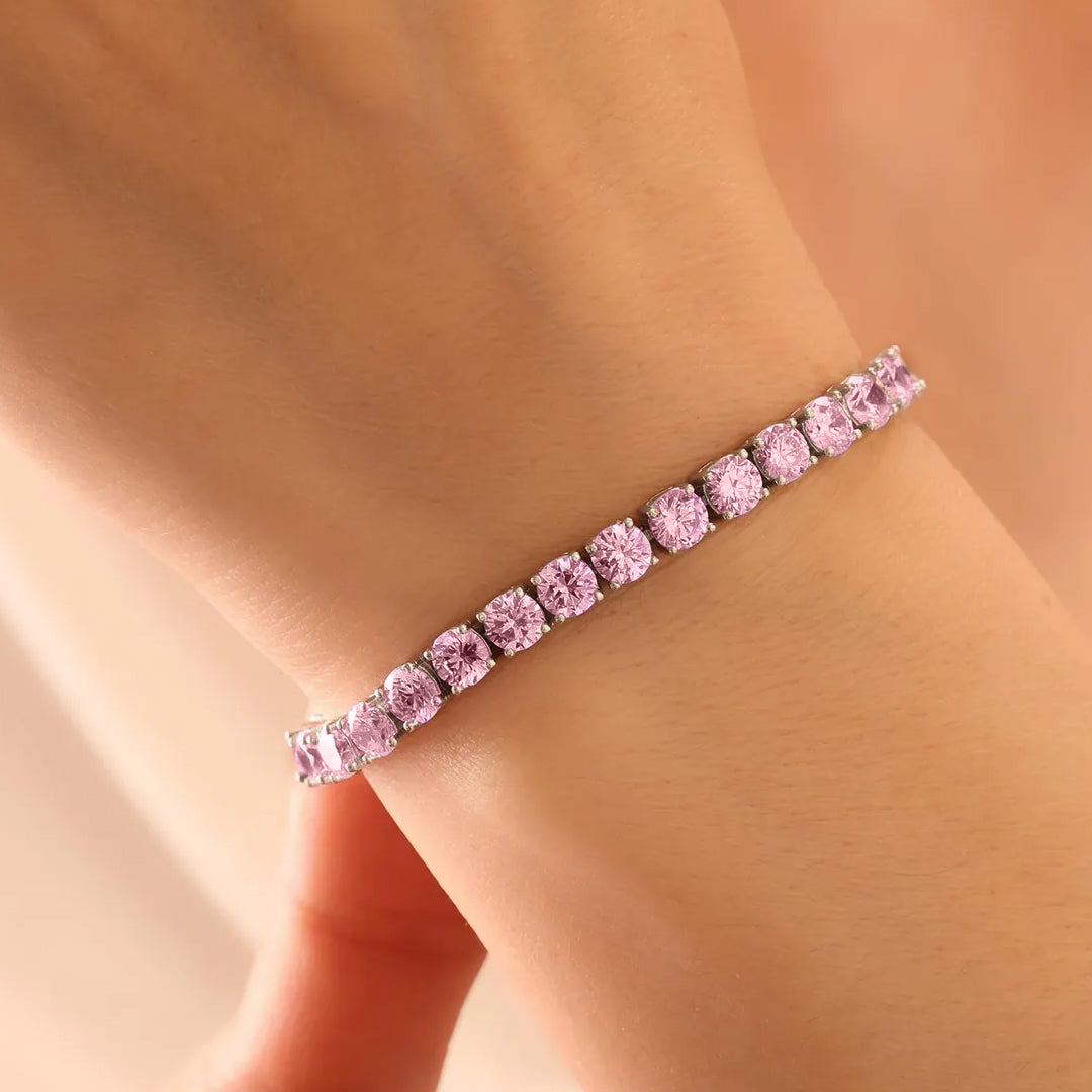 Rosavelle Tennis Moissanite Bracelet