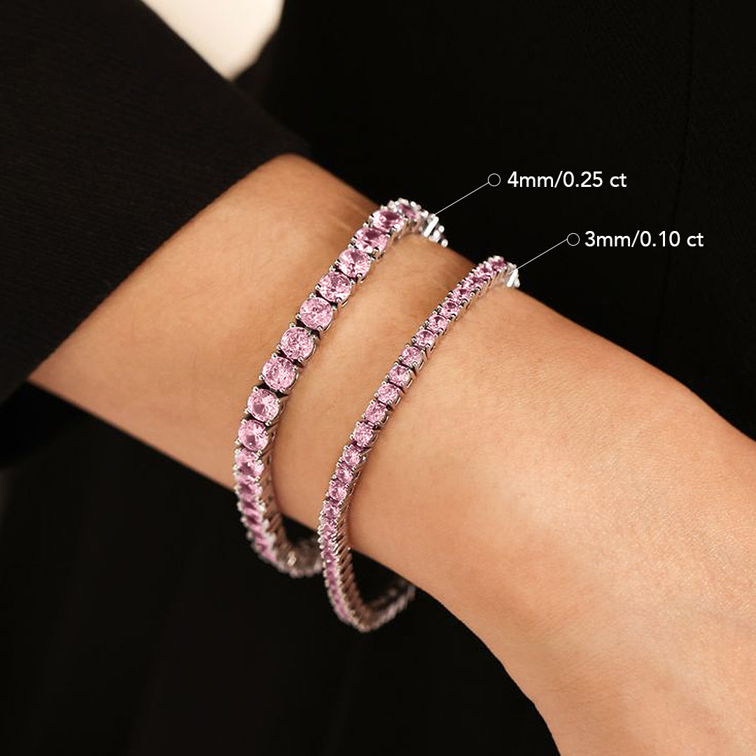 Rosavelle Tennis Moissanite Bracelet