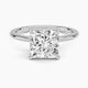 Aria Princess-Cut Hidden Halo Moissanite Ring