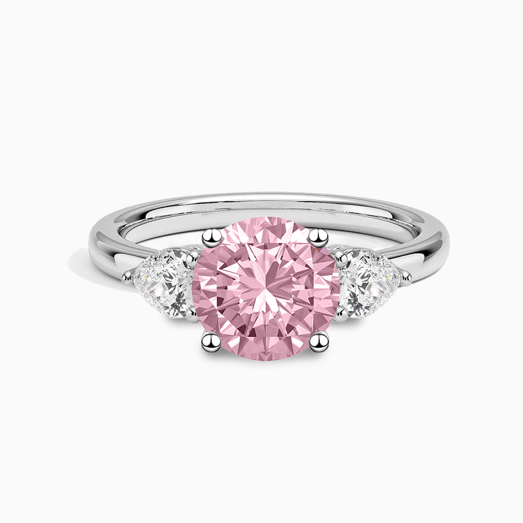 Rosavelle Pink Moissanite Ring