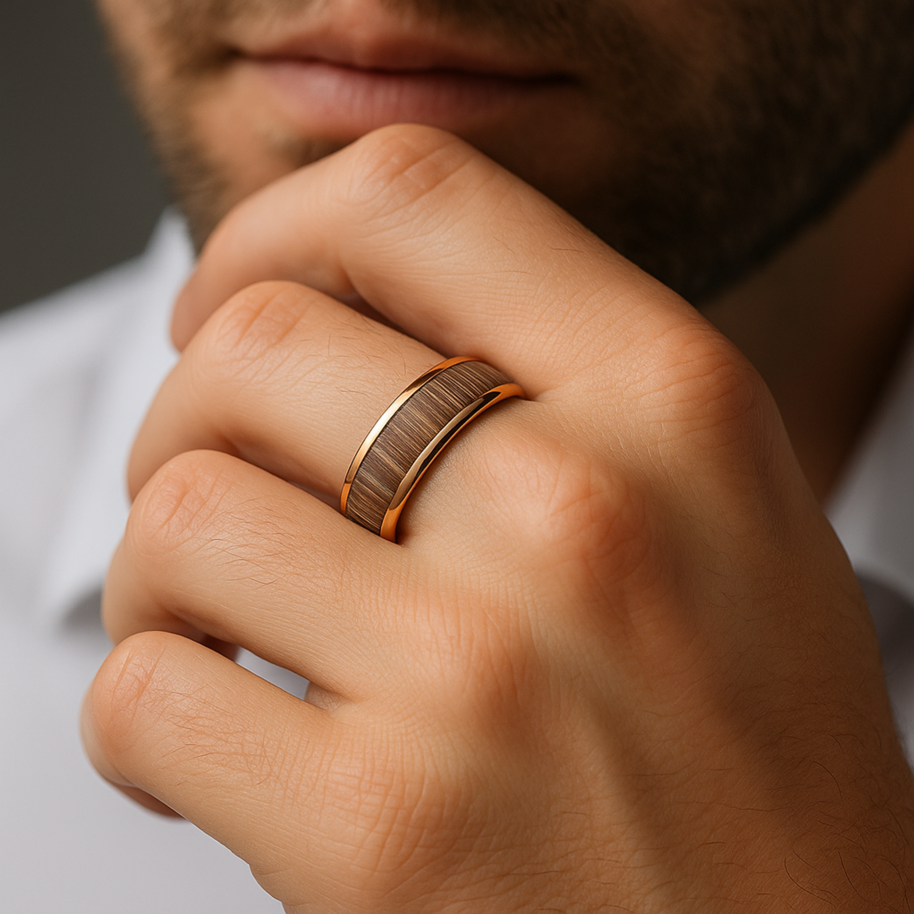 Galiano Tungsten Ring For Men