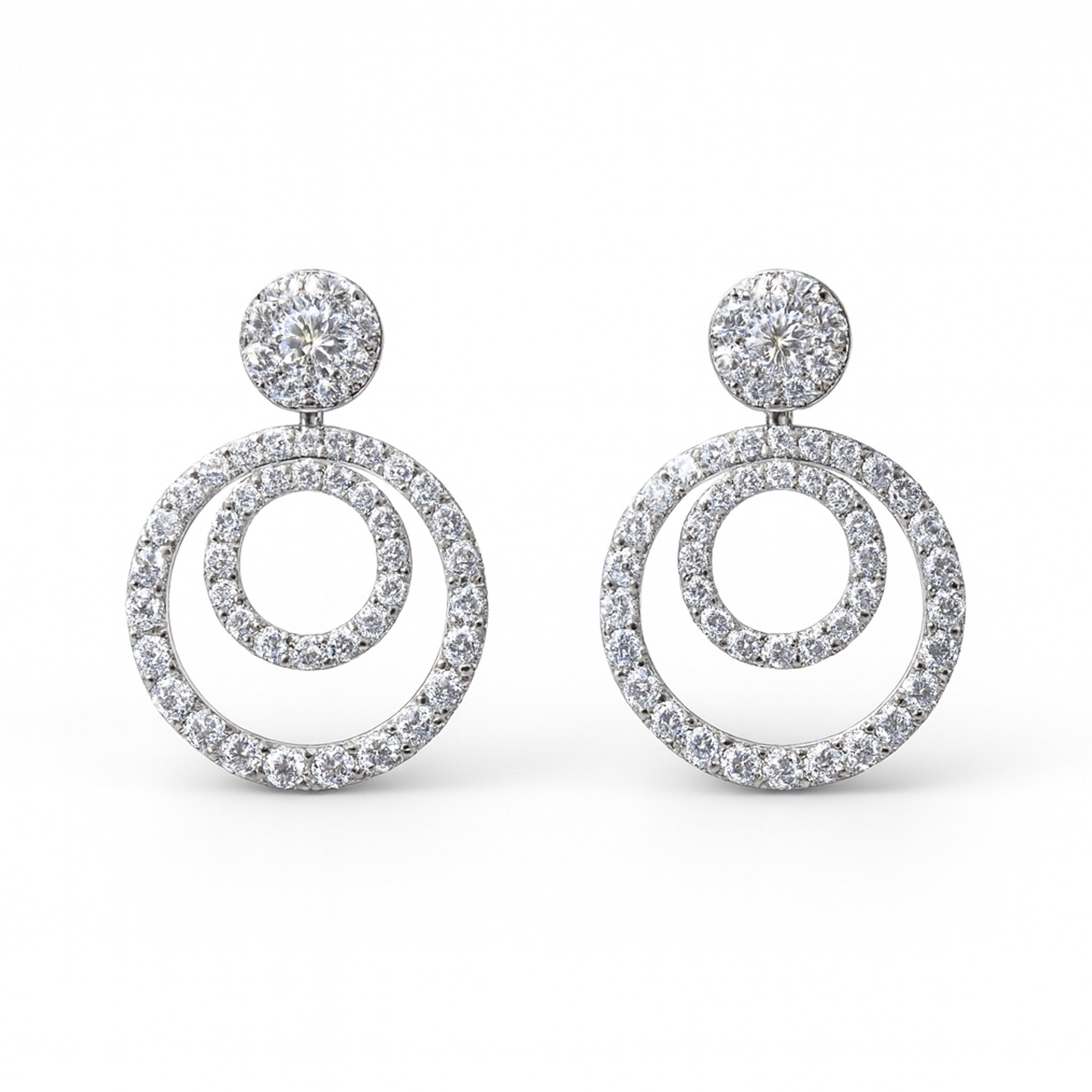 Kalea 3-in-1 Convertible Lab Diamond Earrings