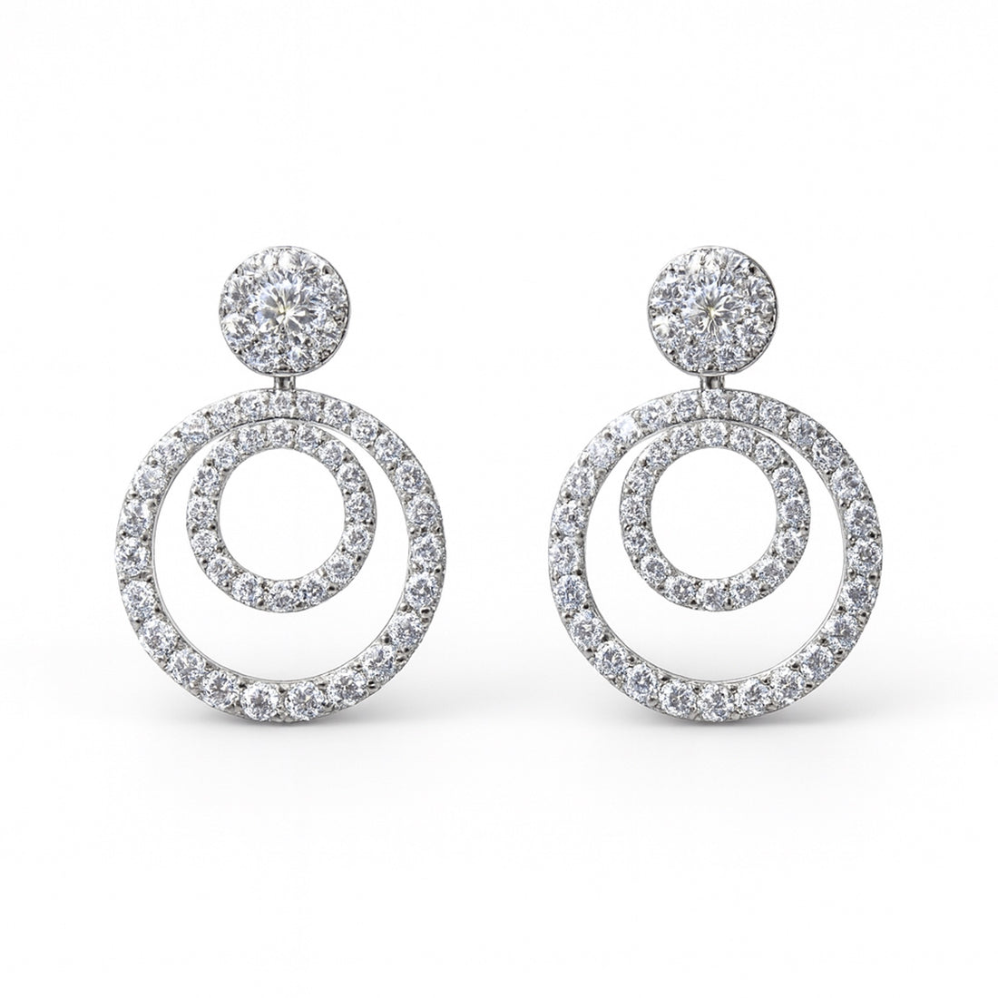 Kalea 3-in-1 Convertible Lab Diamond Earrings