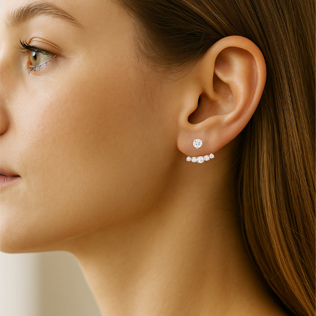 Solana 2-piece Moissanite Earring