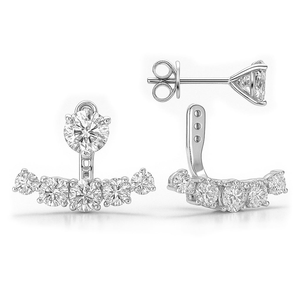 Solana 2-piece Moissanite Earring