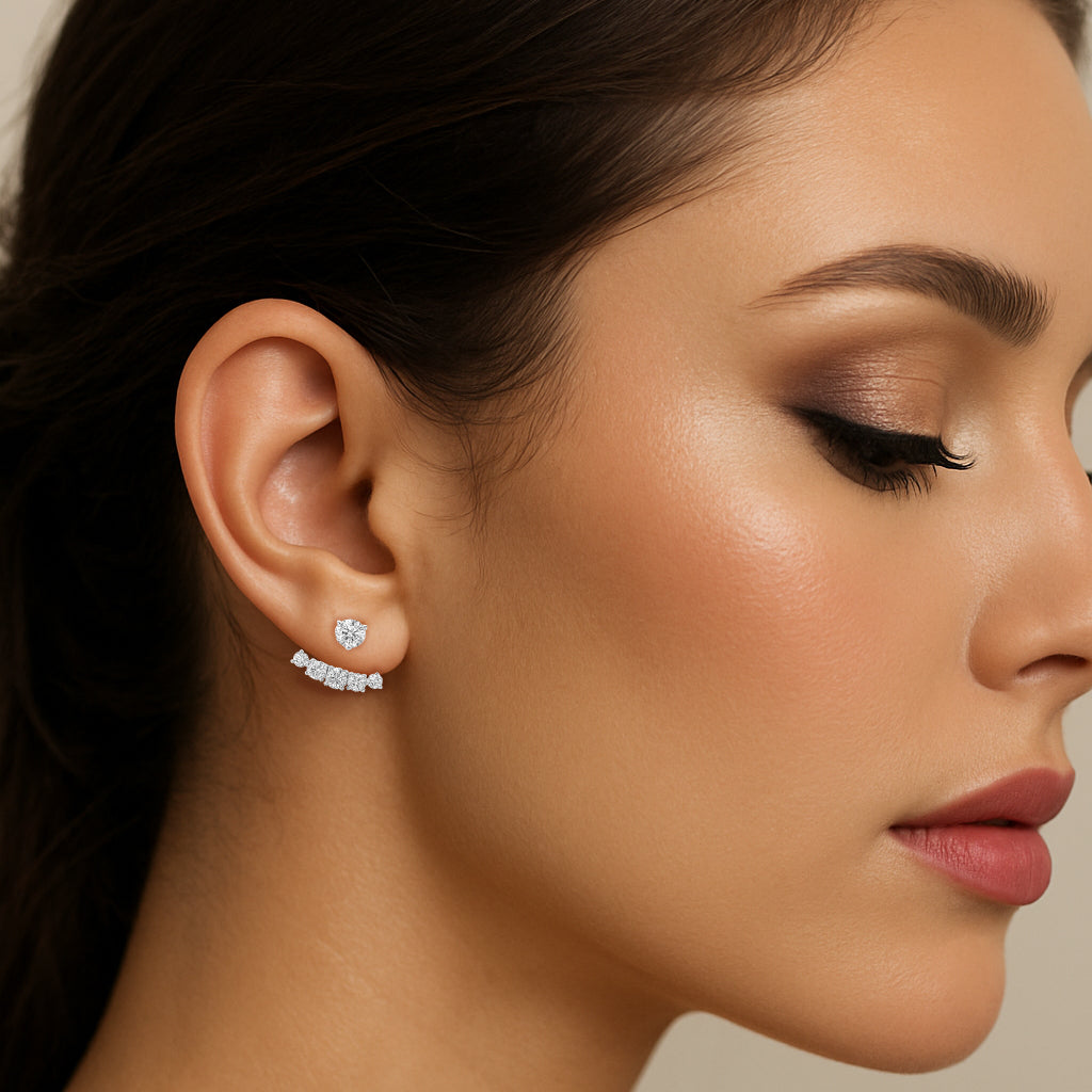 Solana 2-piece Moissanite Earring