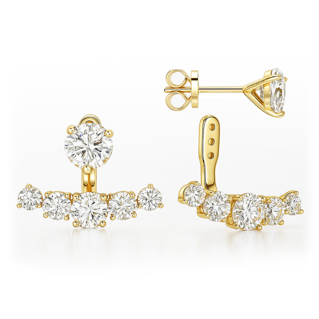 Solana 2-piece Moissanite Earring