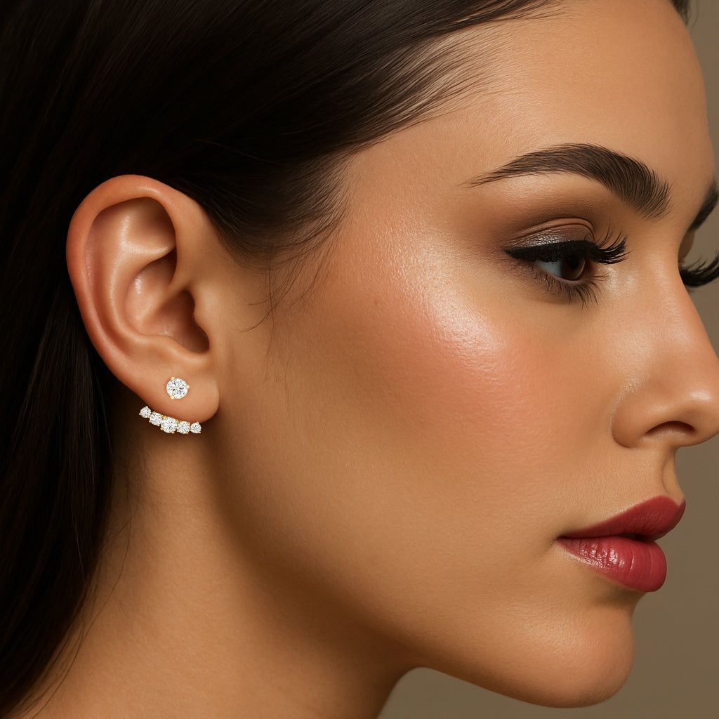 Solana 2-piece Moissanite Earring