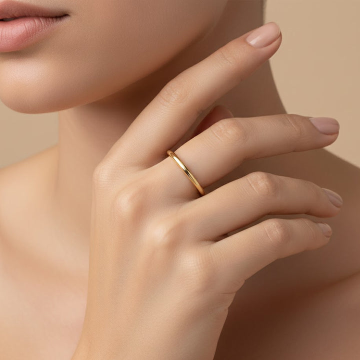 Ella Slim Profile Wedding Band
