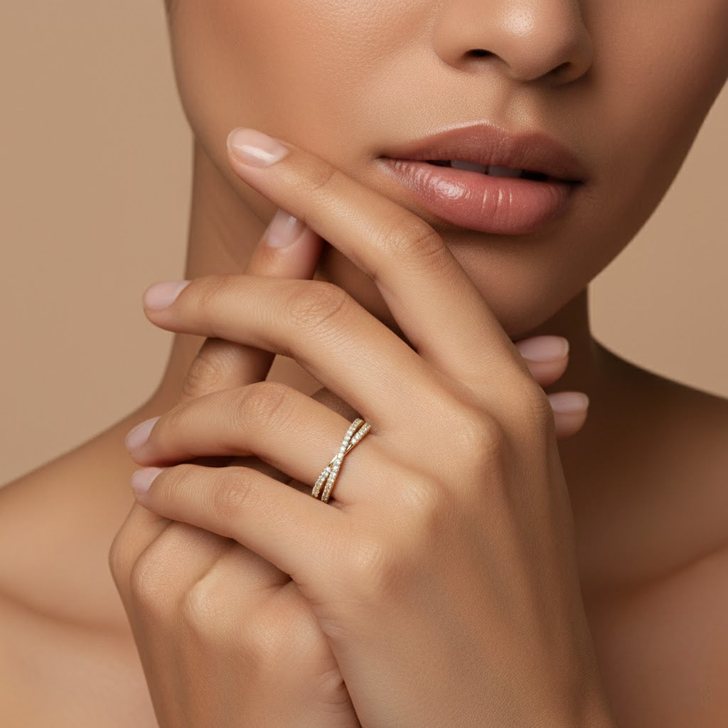 Sorina X-Shape Lab Diamond Ring