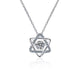 Star Of David Moissanite Necklace