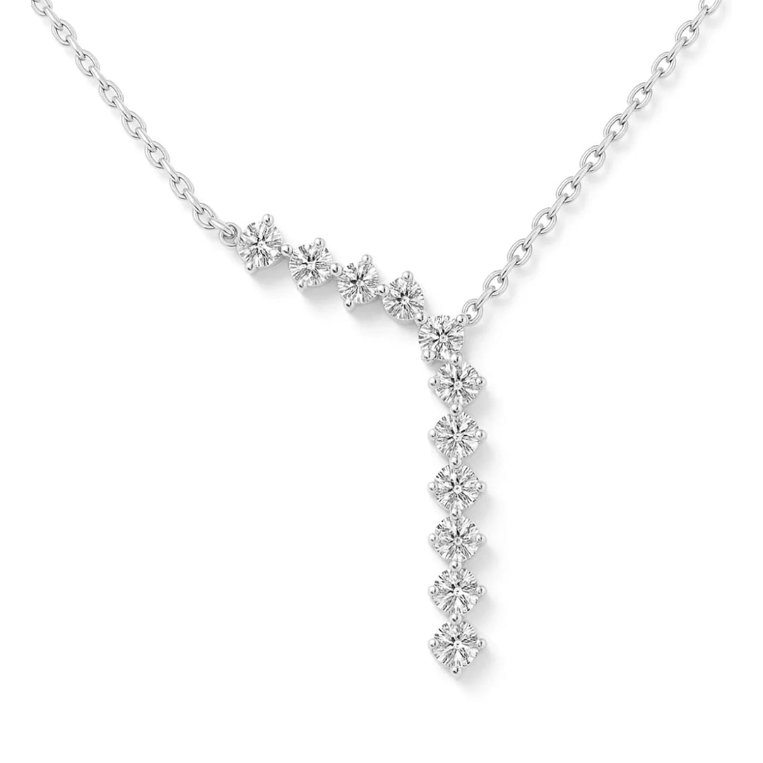 Starry Drip Moissanite Necklace