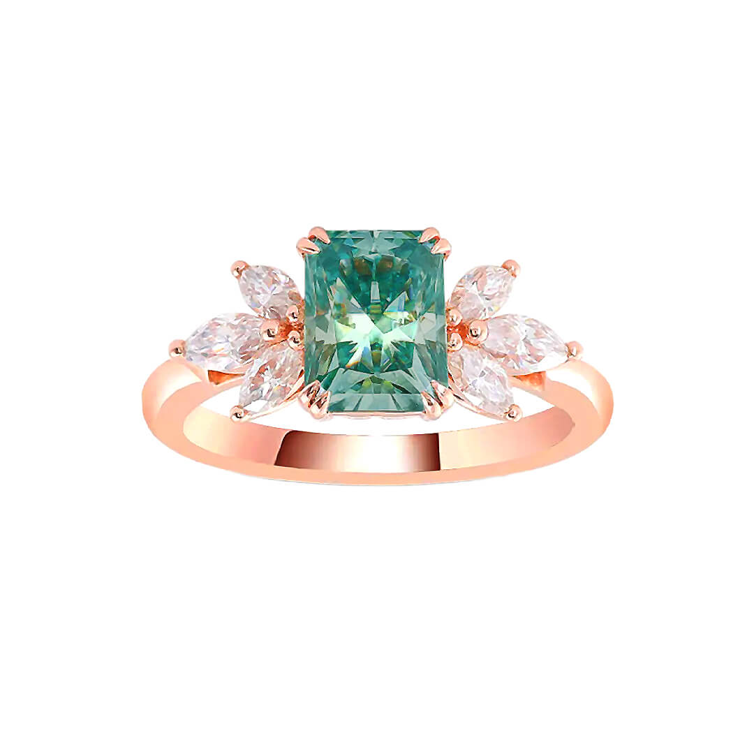 Tanya Green Moissanite Ring