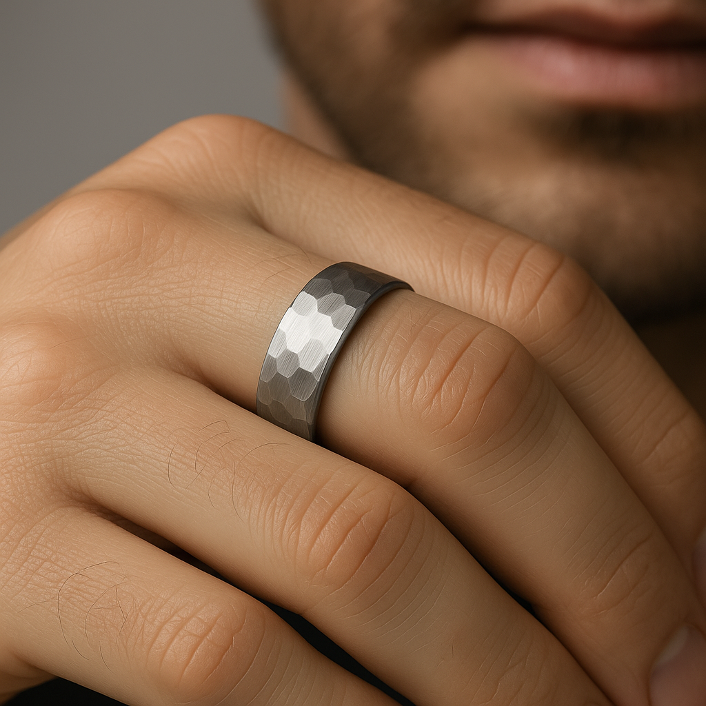 The Bouder Way Tungsten Ring For Men