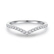 Tiara Pavé Moissanite Ring