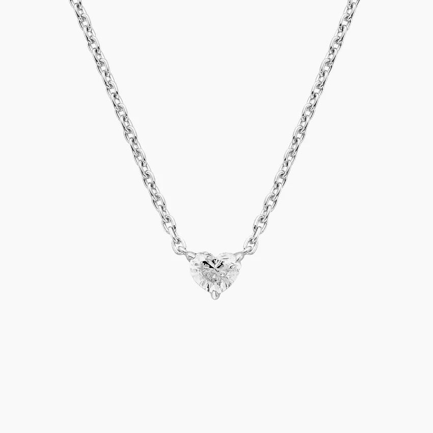 Amorette Heart Shape Moissanite Pendant