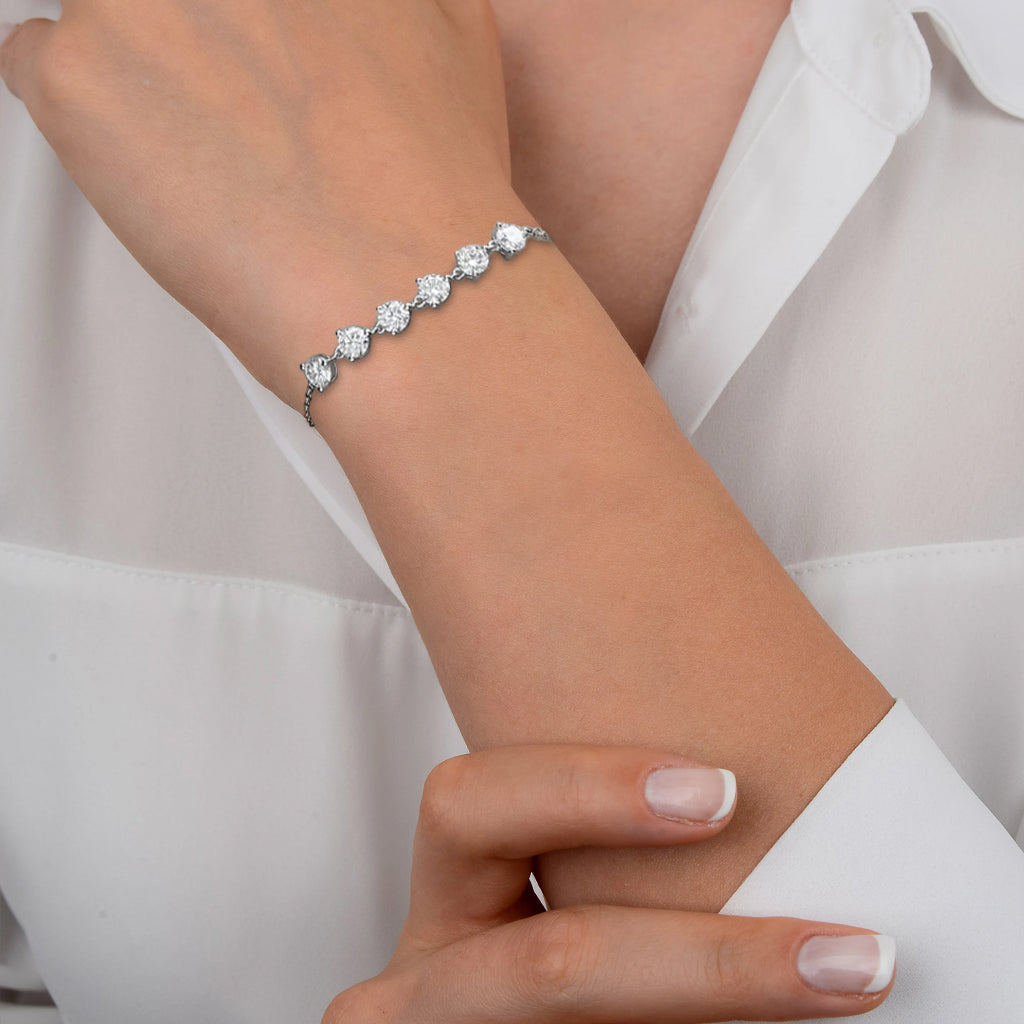 Aurella Linked Tennis Bracelet