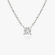Valoria Princess-Cut Moissanite Pendant