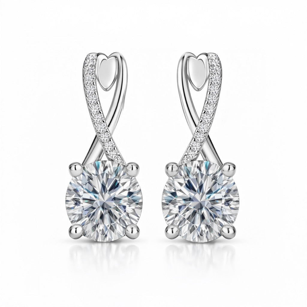Ayla Moissanite Earrings