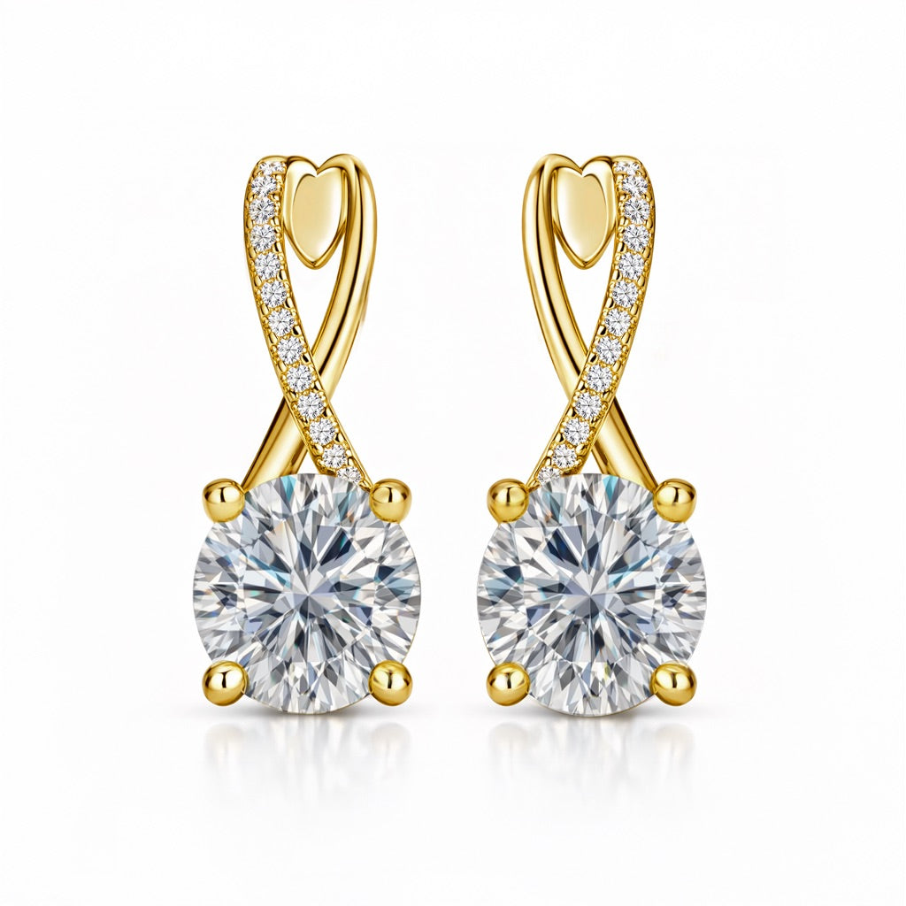 Ayla Moissanite Earrings