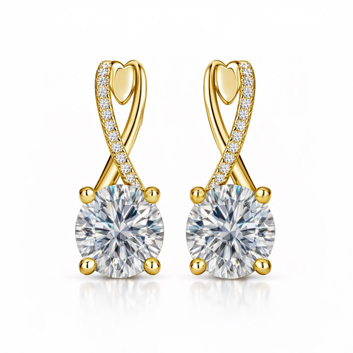 Ayla Moissanite Earrings