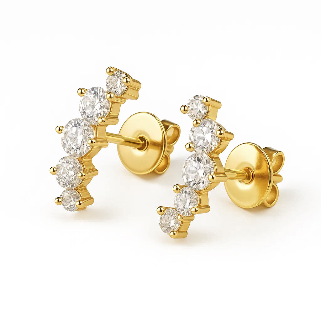 Missy Moissanite Earrings