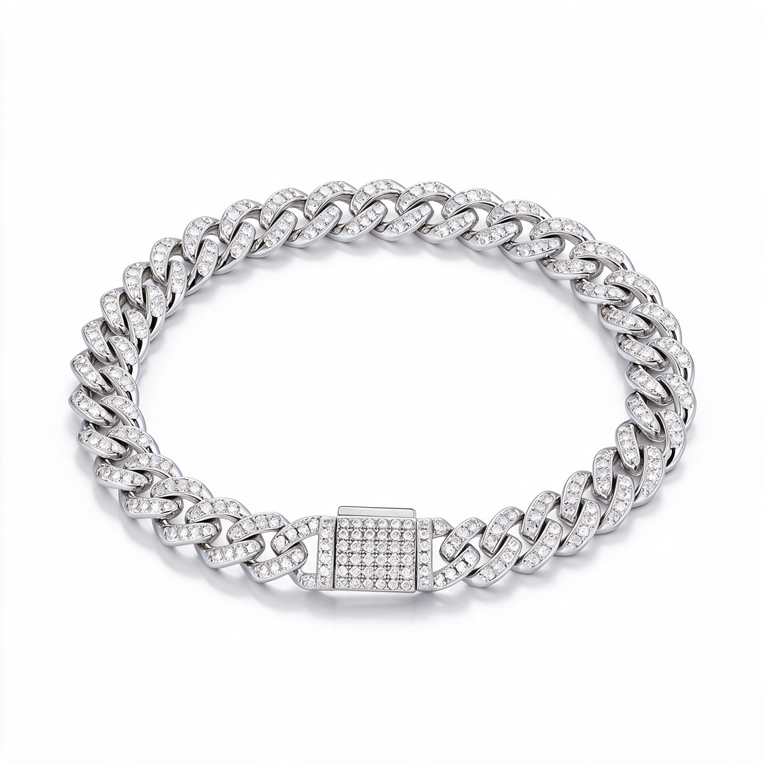 Catena Bold Bracelet 14k Platinum alternate angle