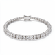 Atlas Men's Moissanite Tennis Bracelet in 14k Platinum