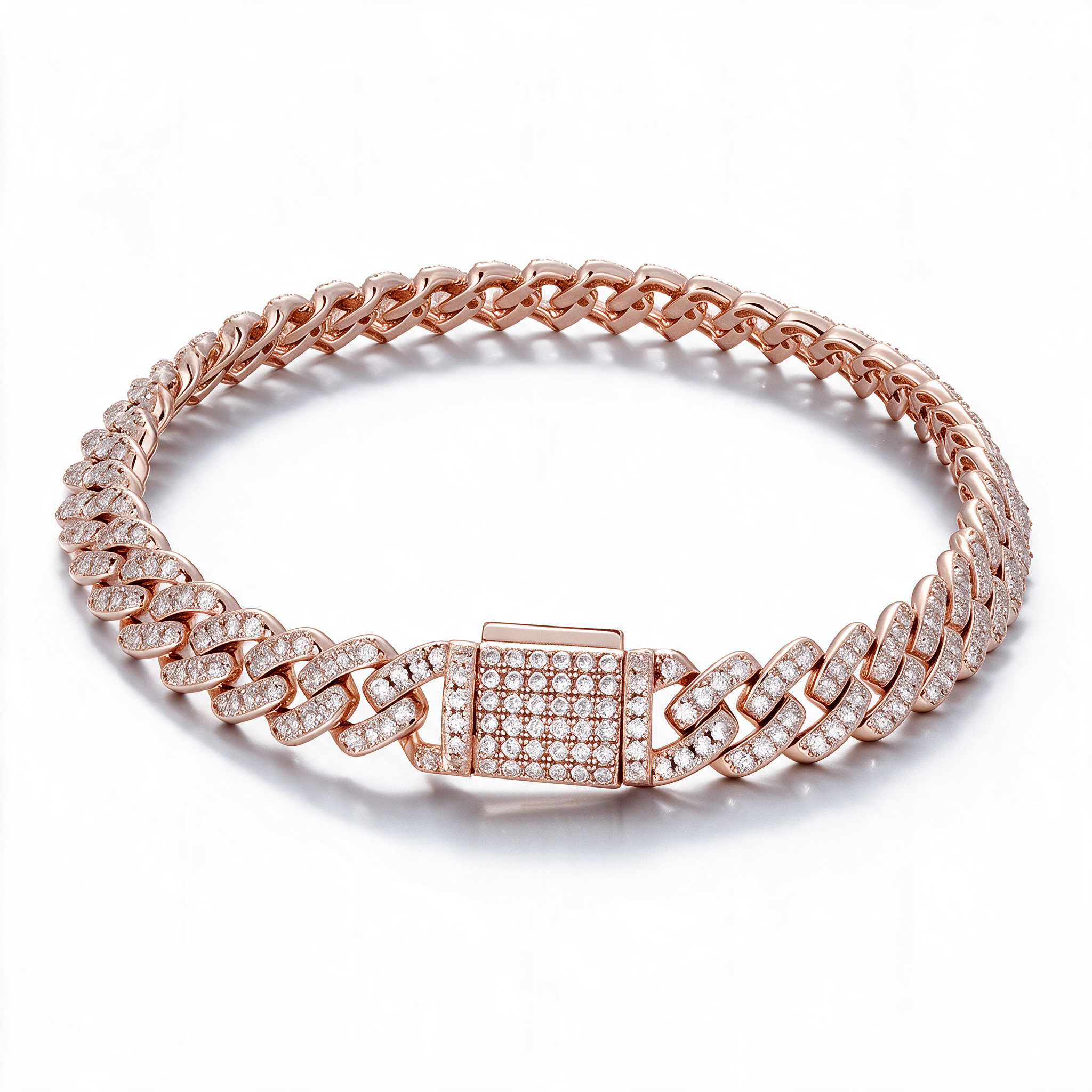 Catena Bold Bracelet 14k Rose Gold alternate angle