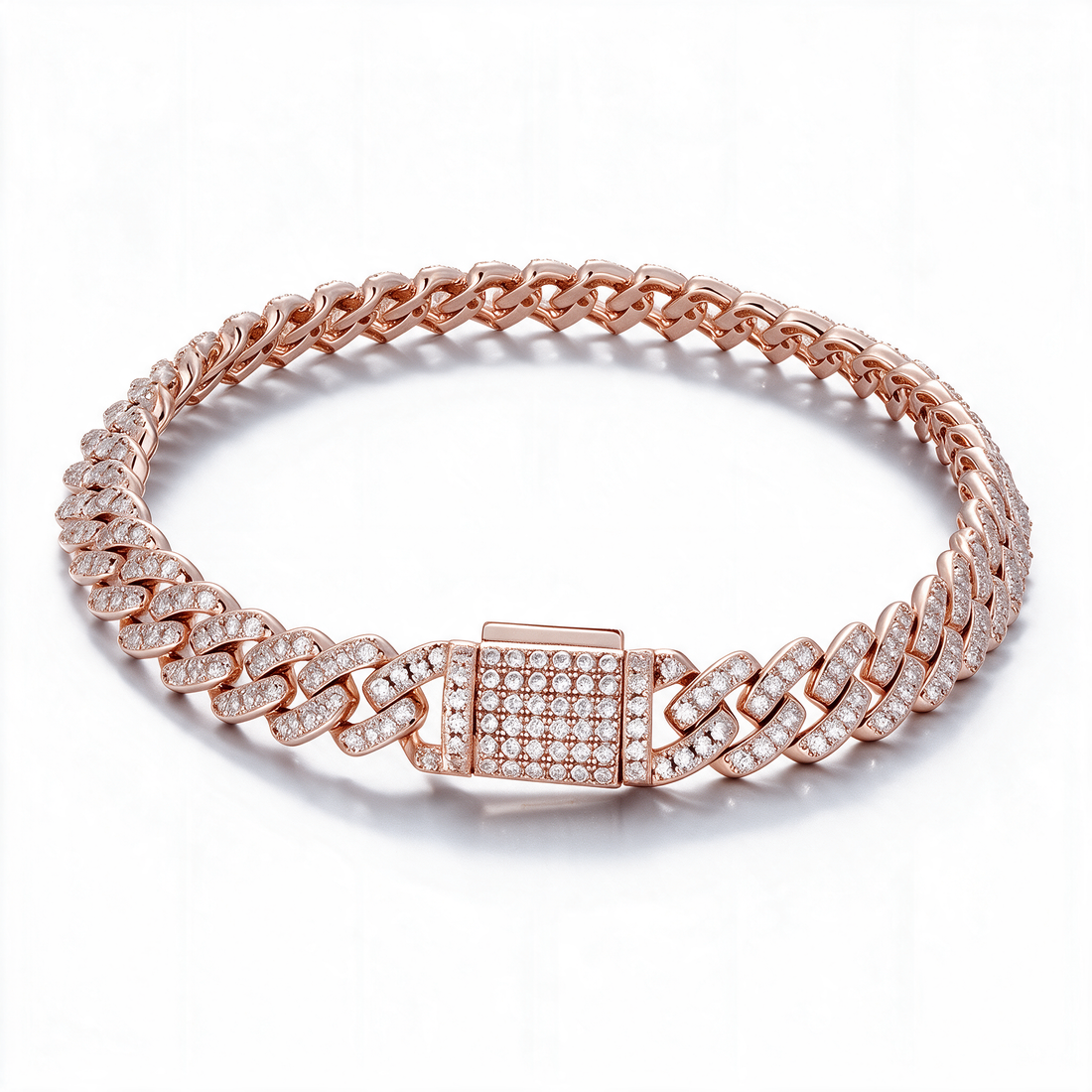 Catena Bold Bracelet 14k Rose Gold alternate angle