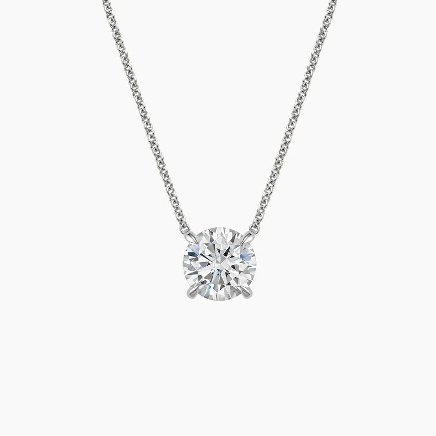 Celestia Solitaire Moissanite Pendant