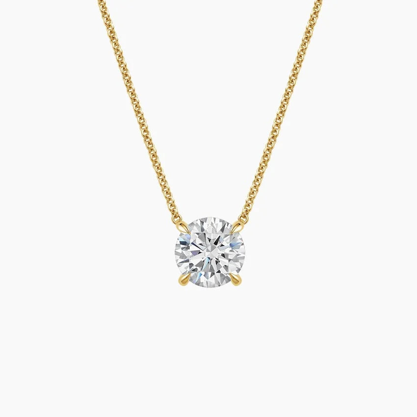 Solitaire Moissanite Pendant