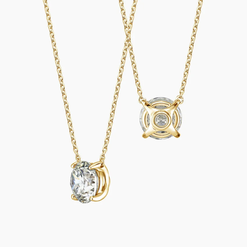 Solitaire Moissanite Pendant