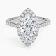 Marquessa Marquise-Cut Moissanite Ring