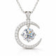 Moon & Star of Noor Moissanite Necklace