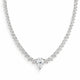 Ayah 4 Carat Pear-Cut Moissanite Tennis Necklace