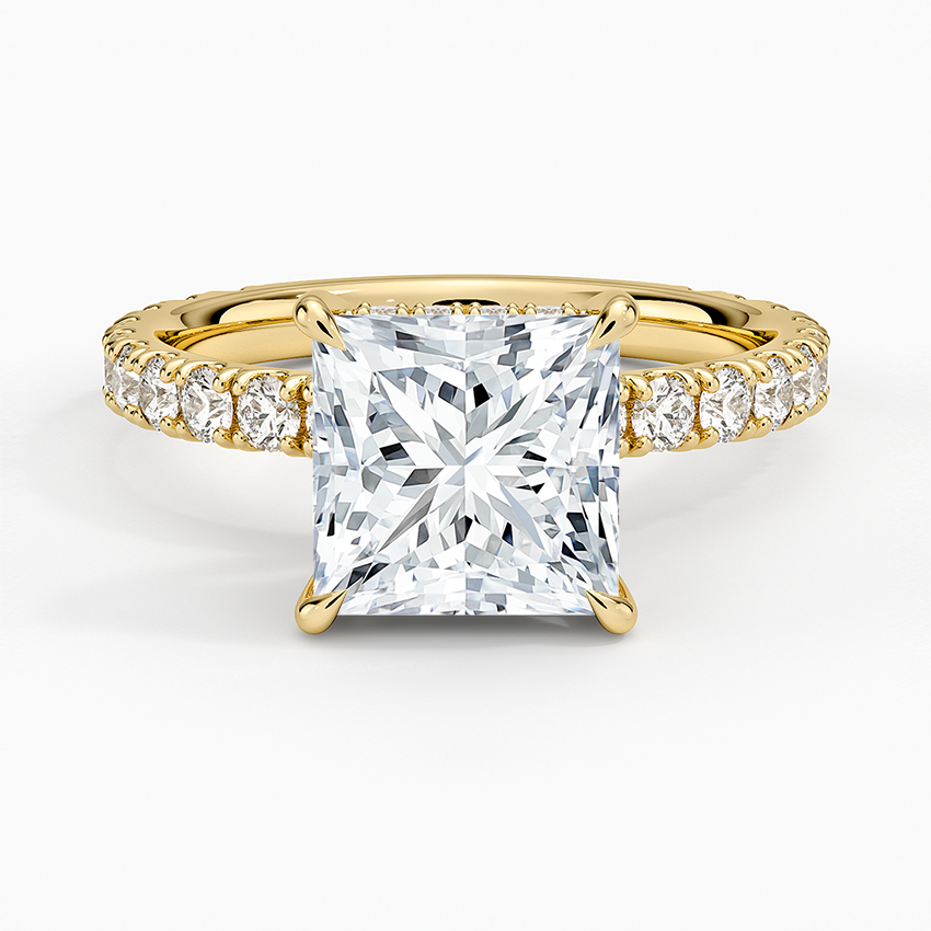 Princess Cut Moissanite Ring