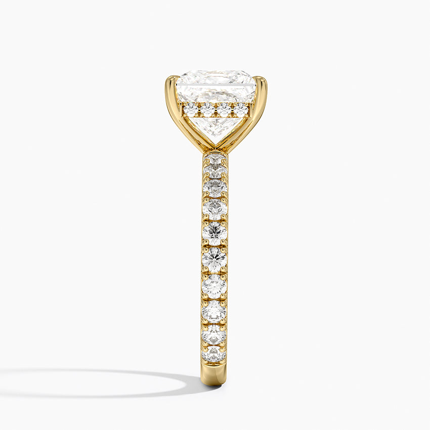 Regalia Princess-Cut Moissanite Ring