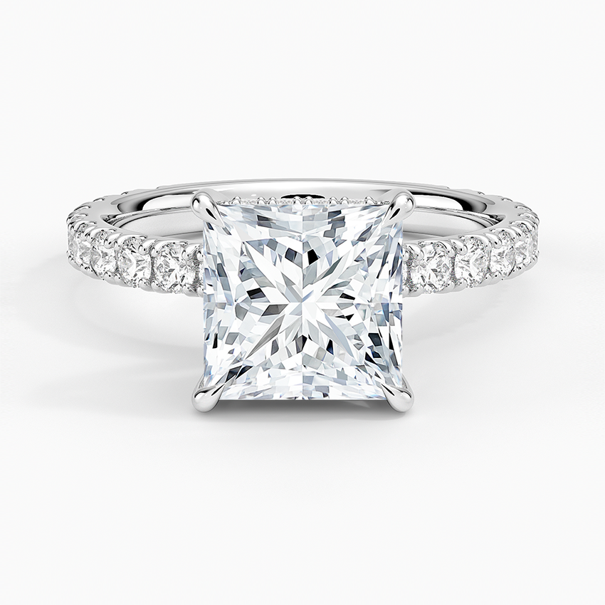 Princess Cut Moissanite Ring