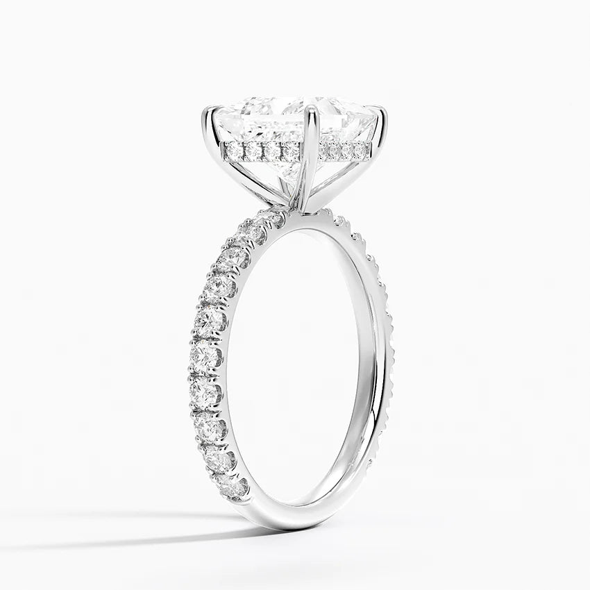 Princess Cut Moissanite Ring