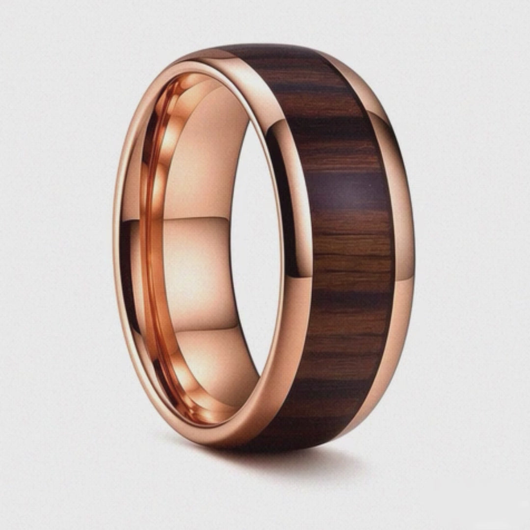 The Sierra Tungsten Inlay Ring For Men