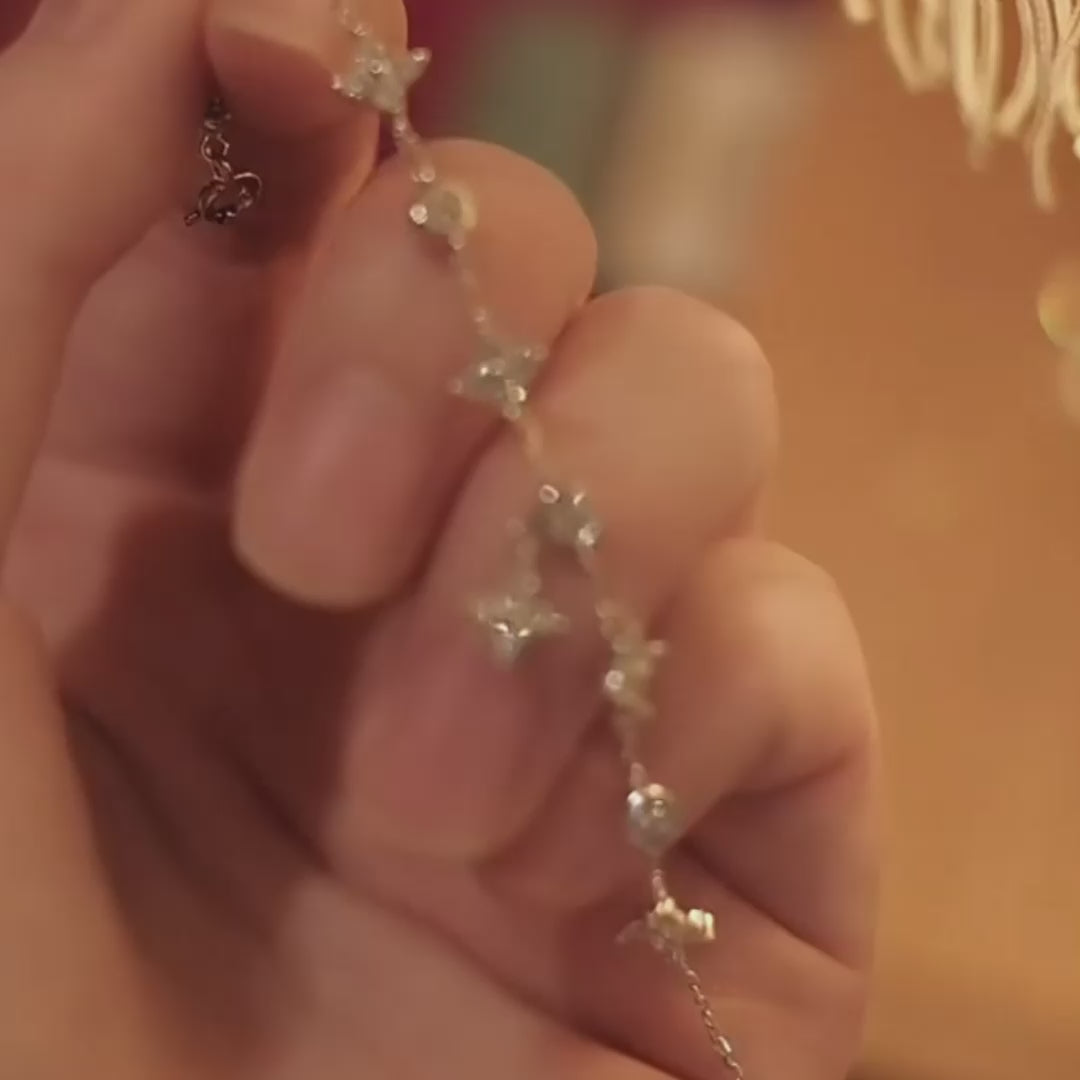 Yuna 4-Leaf Clover Moissanite Bracelet