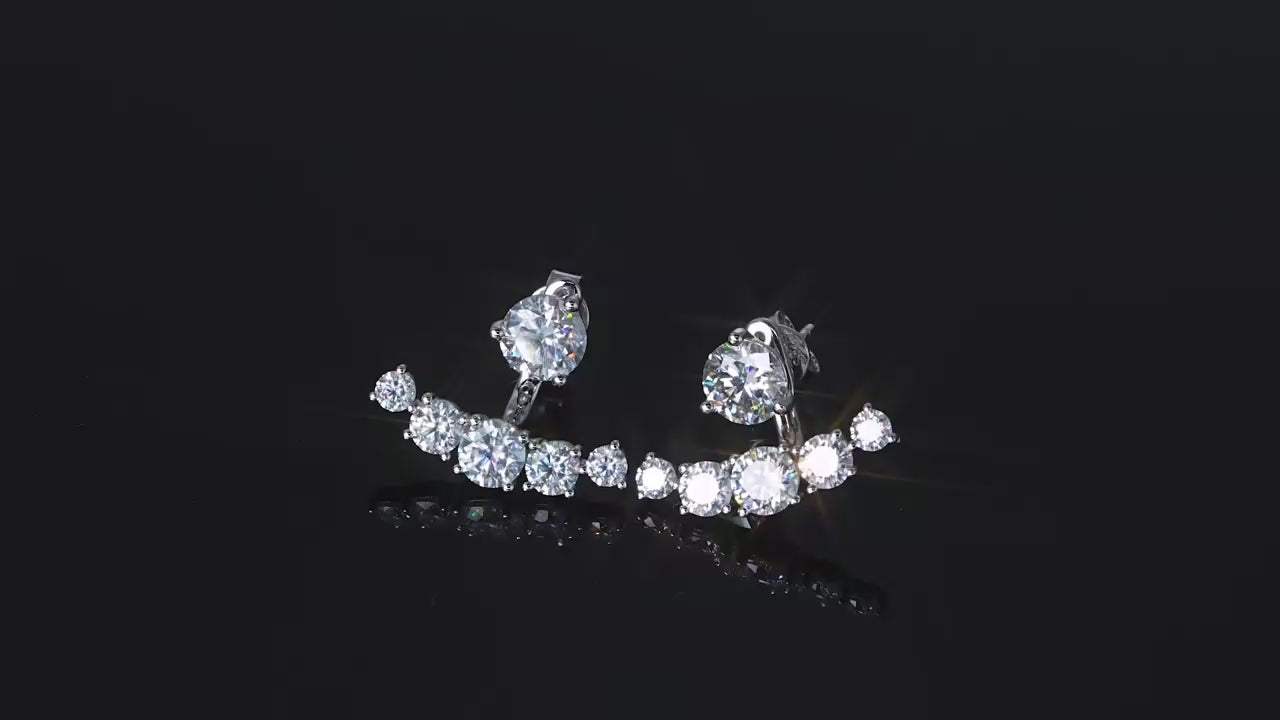 Solana 2-piece Moissanite Earring