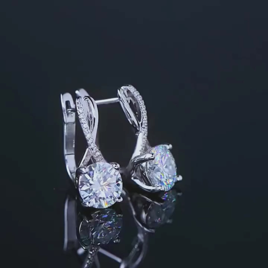 Ayla Moissanite Earrings