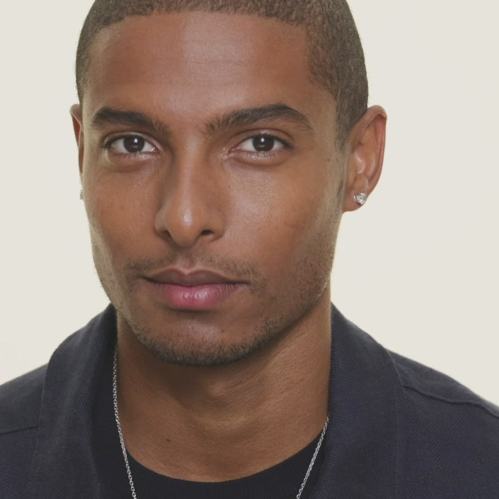 Celestia Moissanite Round-Cut Stud Earrings