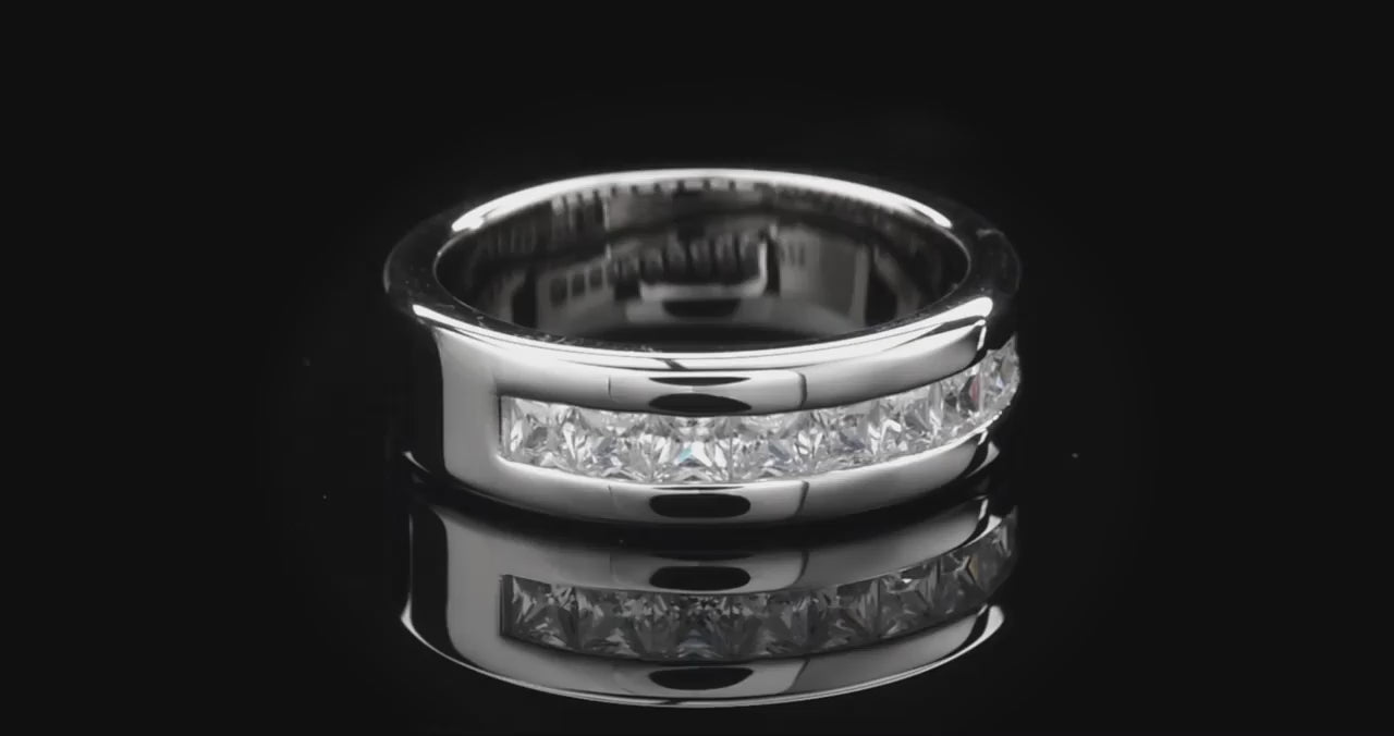 The Zen Moissanite Ring For Men