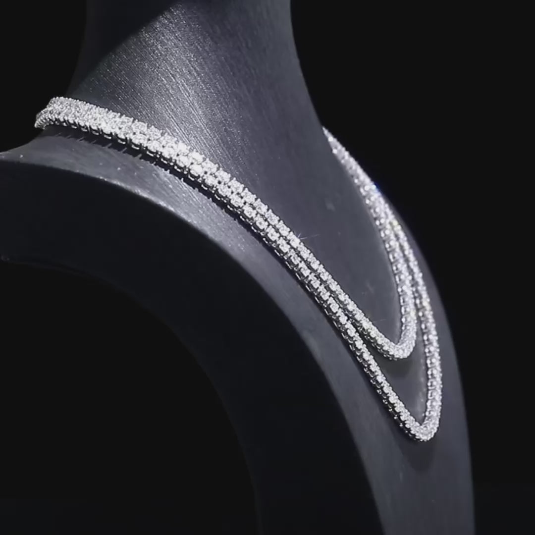 Celestia Tennis Moissanite Necklace