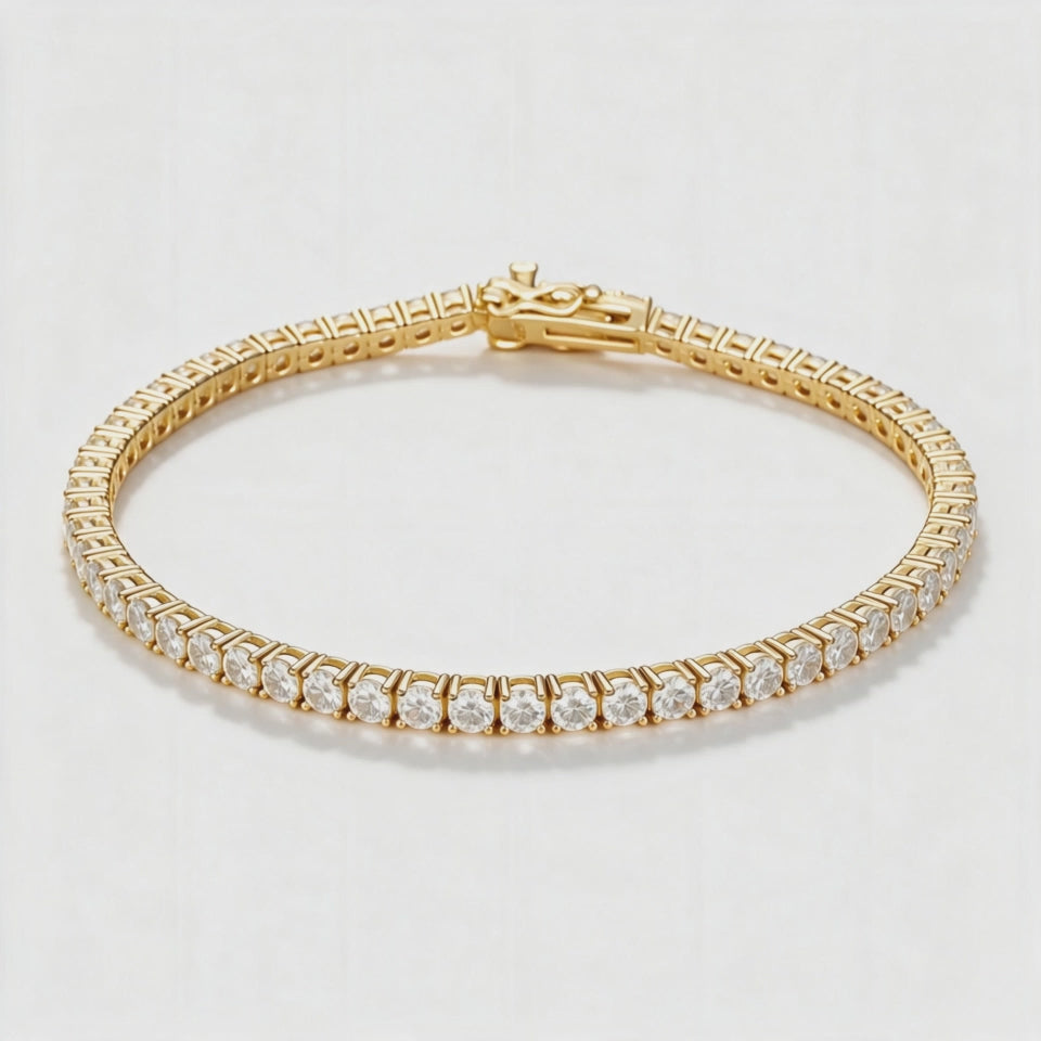 Celestia Tennis Moissanite Anklet product video